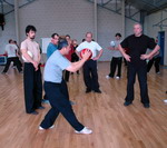 Master Yang in Belgium teaching Taiji Ball Qigong